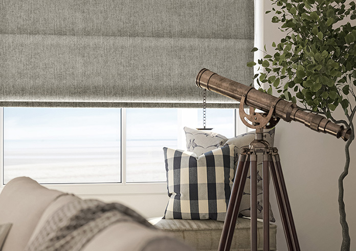 Tarbert, Mouse Grey - Roman Blind - Image 5